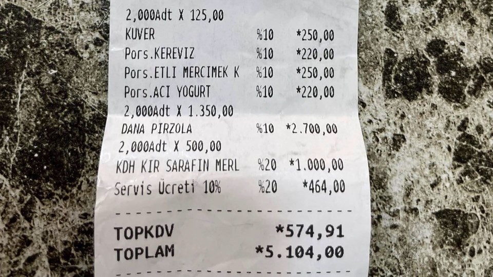 Restoranlarda yeni uygulama: Adisyona eklenen servis ücreti yasal mı? - 1