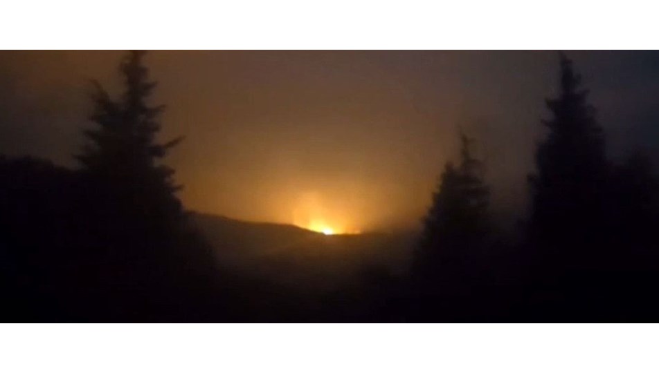 Sakarya'da doğalgaz hattında patlama