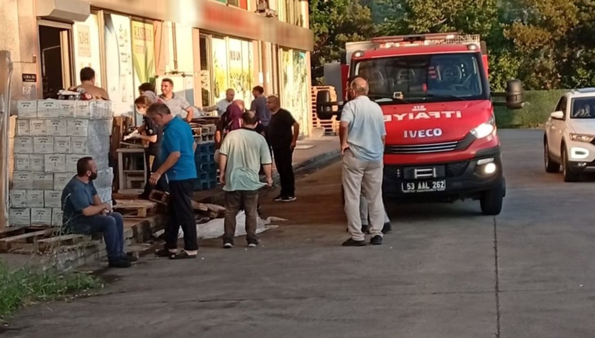 Rize'de işçi ölümü