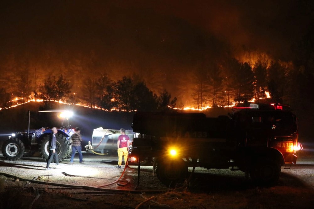Antalya, Muğla ve Aydın'da orman yangınları: Alevler evlere ulaştı - 7