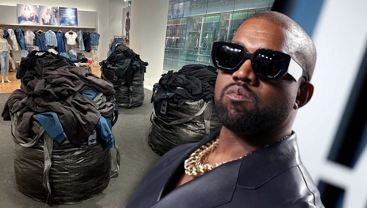 Kanye West'in kıyafet koleksiyonunu çöp poşetinde satması gündem oldu