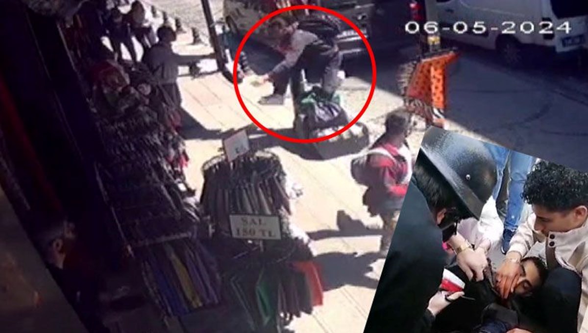 Fatih'te turistlerin dehşet anları: Ayağına bastı diye iki gün sonra bıçakladı
