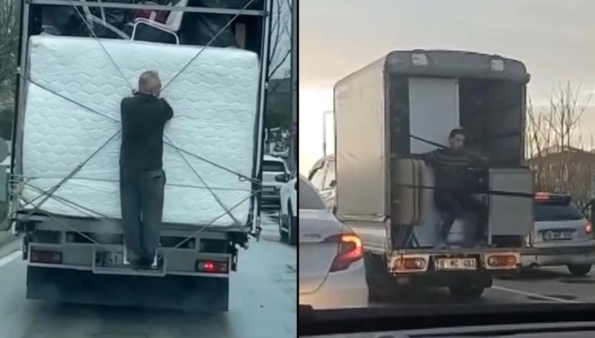 Taşımacılıkta son nokta: Canlarını hiçe saydılar