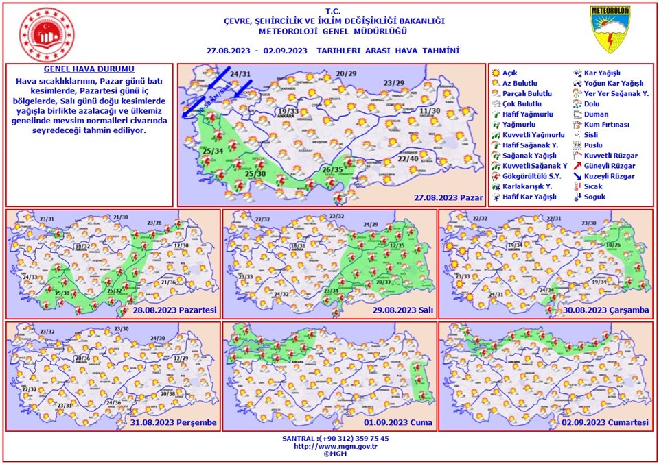 Kavurucu sıcaklara 3 günlük ara - 1