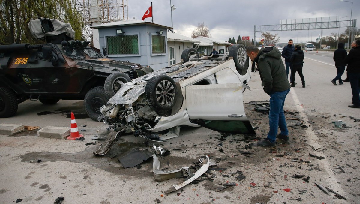 Uygulama noktasındaki kazada 5'i polis 6 kişi yaralandı