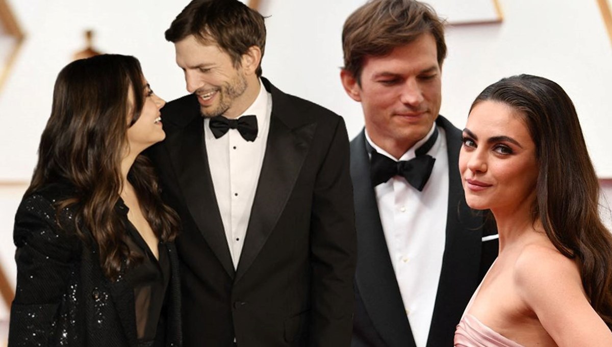 Ashton Kutcher'dan Mila Kunis'e ilan-ı aşk: Yaşayan en şanslı adamım