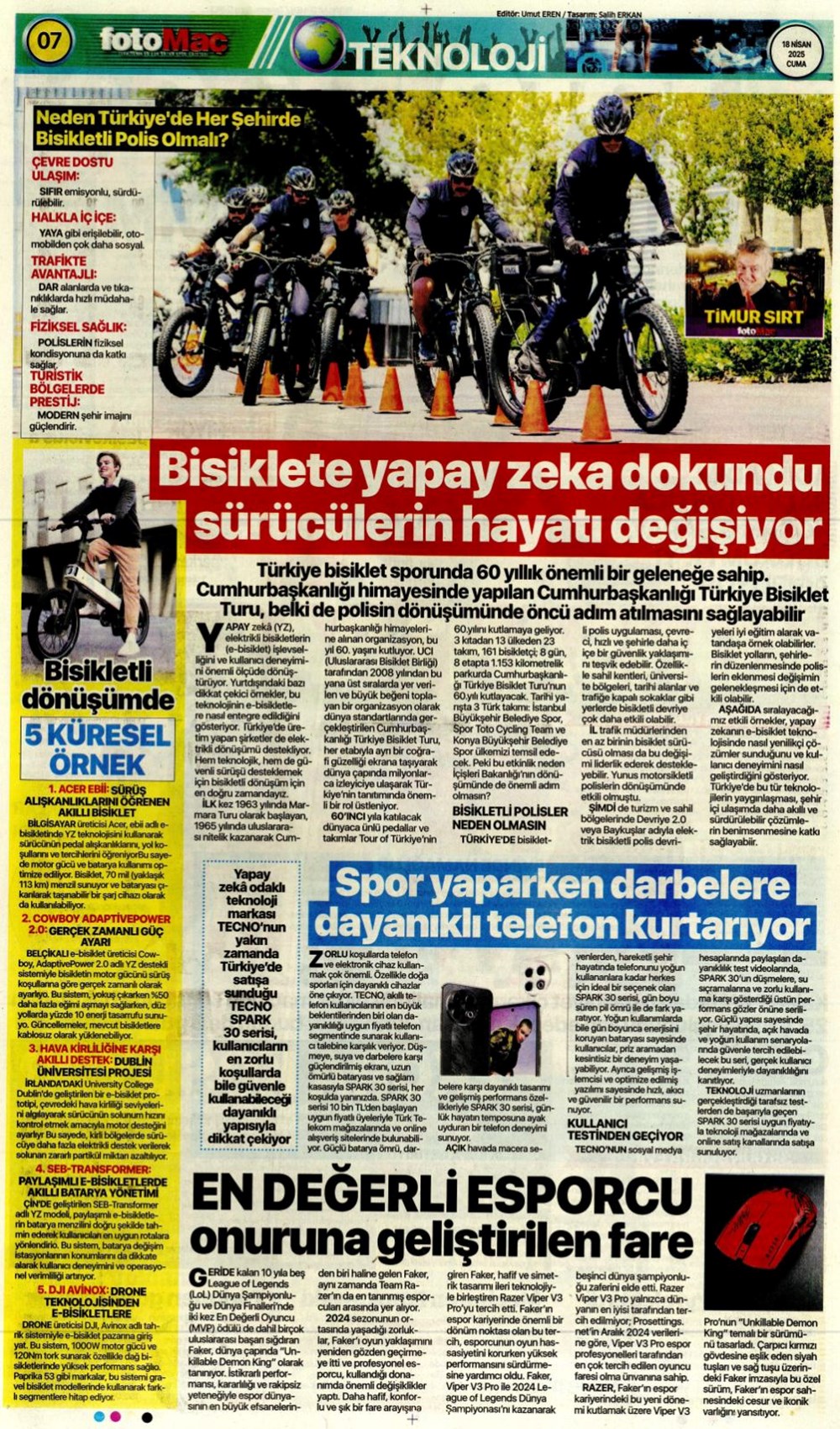 "Kolo Muani bombası" (18 Nisan 2025 spor manşetleri) - 7