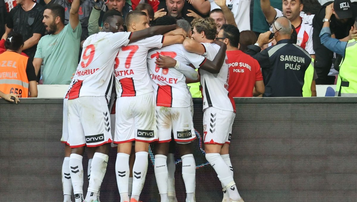Samsunspor tarihinin en iyi sezon başlangıcını yaptı Samsunspor tarihinin en iyi sezon başlangıcını yaptı