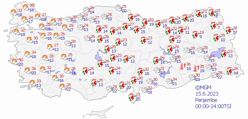 Meteoroloji'den 32 Il Için Uyarı (bugün Hava Nasıl Olacak?) - Son ...