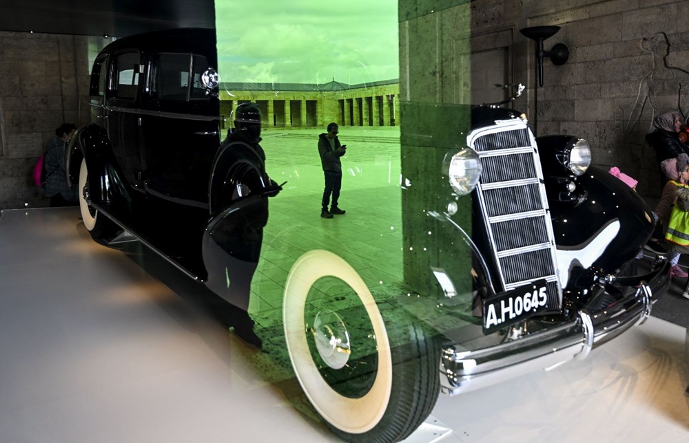 Atatürk'ün restore edilen otomobili Anıtkabir'de sergileniyor - 9