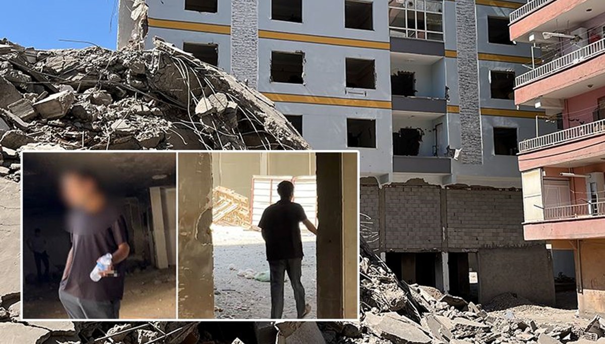 Yıkımı yapılan binada iki kişi bulundu Yıkımı yapılan binada iki kişi bulundu