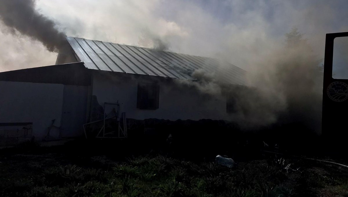 Sakarya'da yayla evinde yangın
