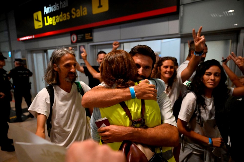 Sumud aktivistleri kahramanlar gibi karşılandı - 5