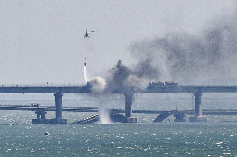 Putin, Kırım köprüsündeki patlamadan Ukrayna istihbaratını sorumlu tuttu - 1