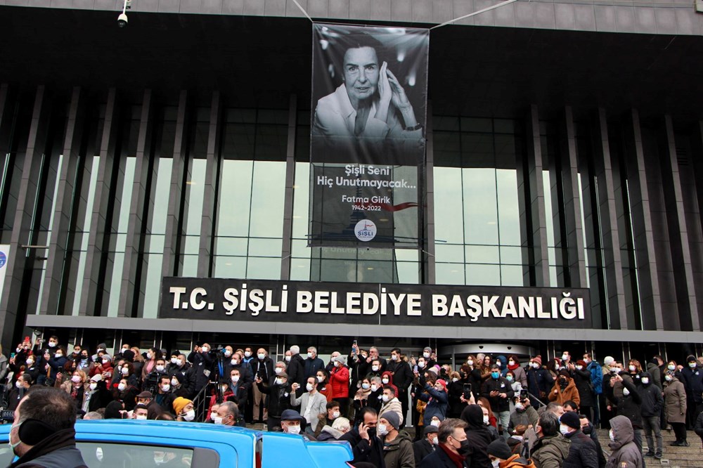 Usta oyuncu Fatma Girik son yolculuğuna uğurlandı - 77