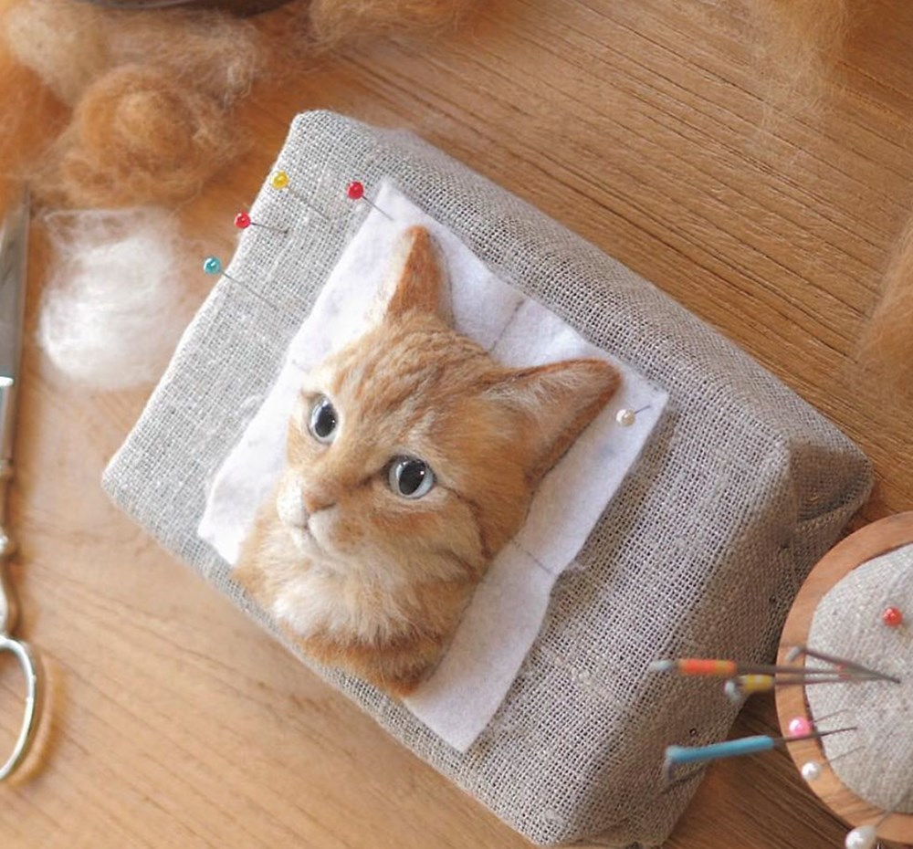 Japon sanatçıdan 3 boyutlu kedi portreleri NTV