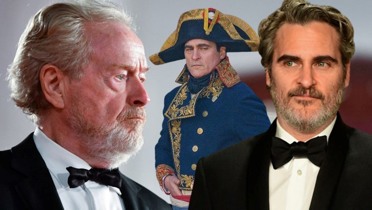 Ridley Scott Joaquin Phoenix'e Ridley Scott Joaquin Phoenix'e