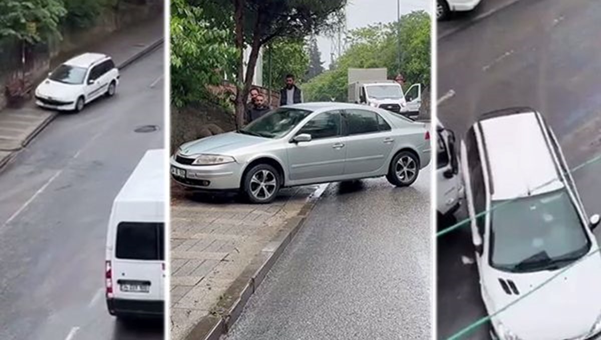 Üsküdar'da mazot sızıntısı Üsküdar'da mazot sızıntısı