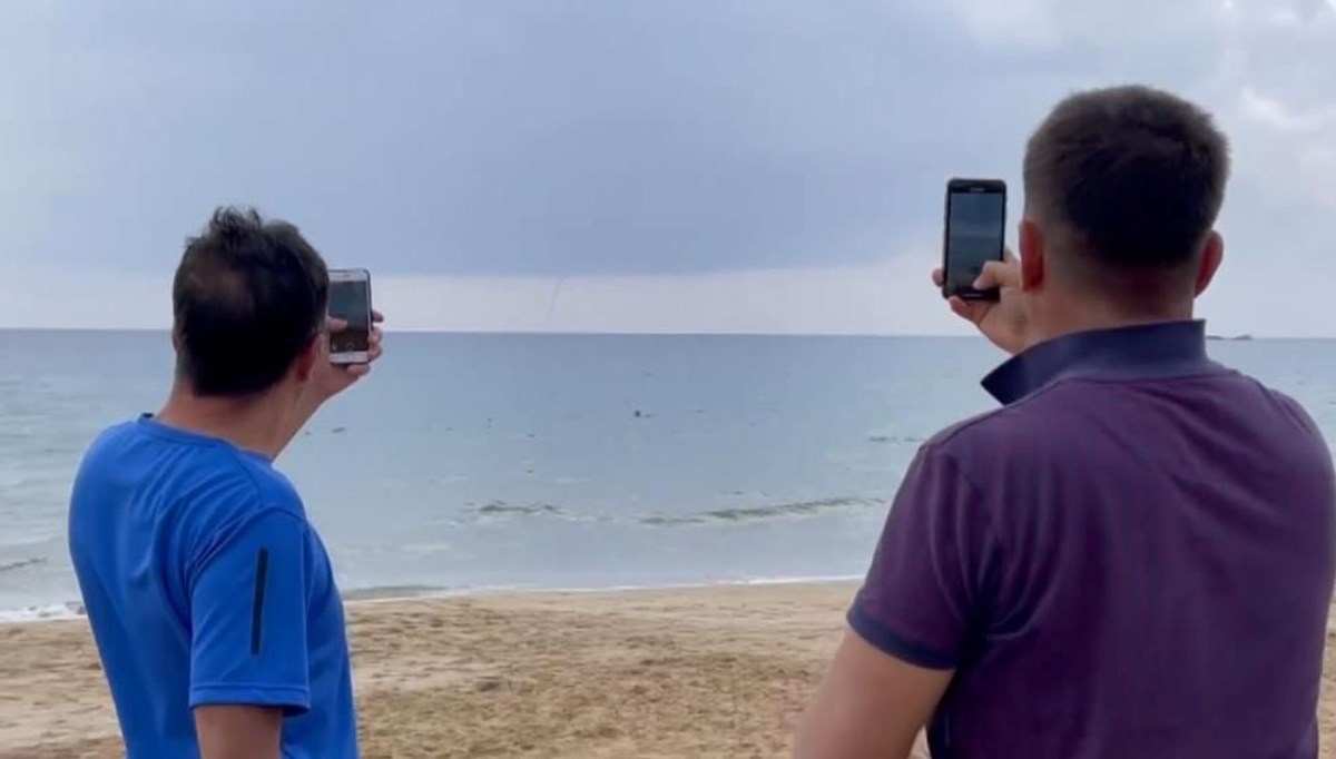 Alanya’da denizde hortum oluştu Alanya’da denizde hortum oluştu