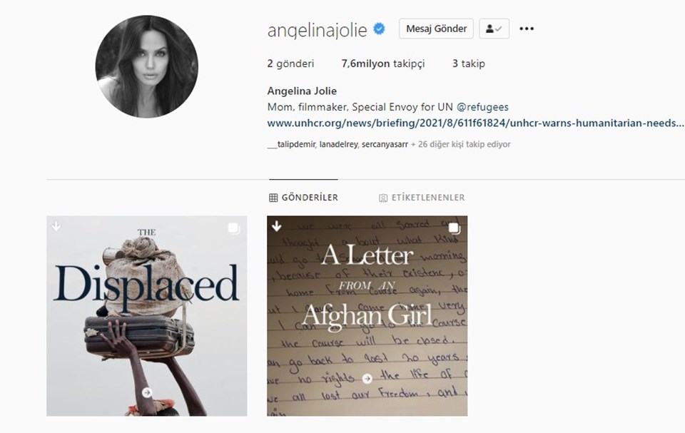 Angelina Jolie'den Instagram rekoru - 1