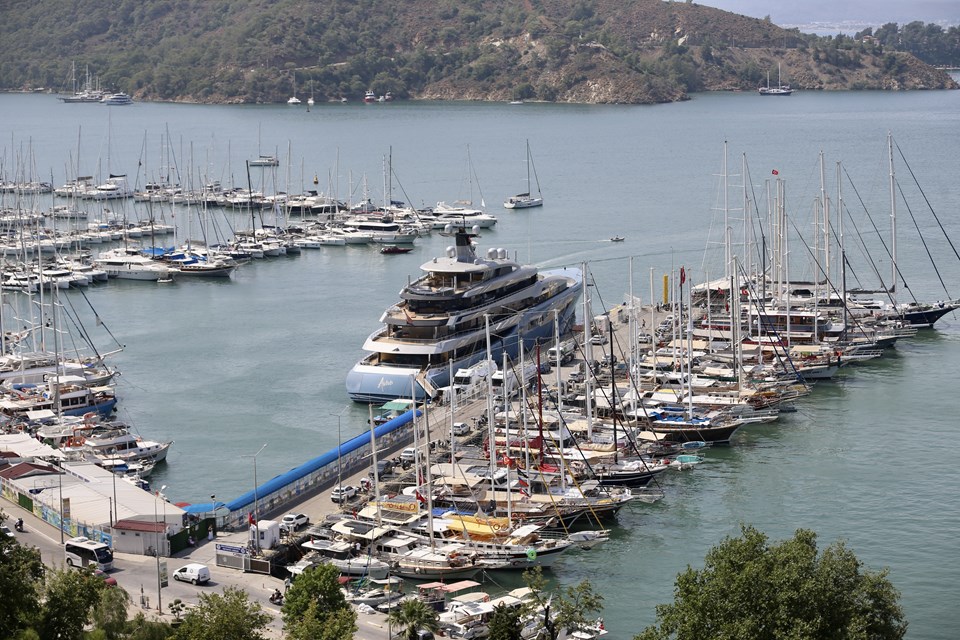 Lüks mega yat "Aviva" Fethiye'de - 1