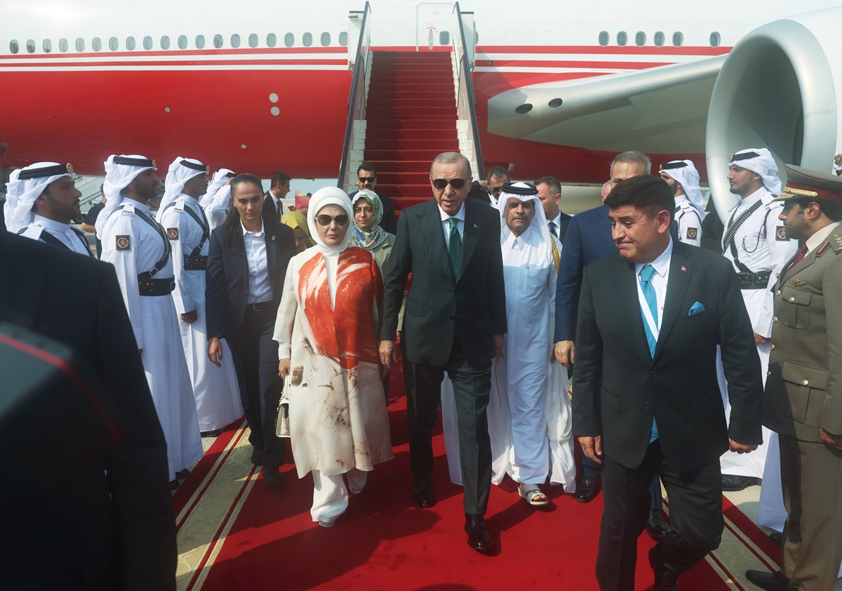 Cumhurbaşkanı Erdoğan ve beraberindeki heyet, Doha Cumhurbaşkanı Erdoğan ve beraberindeki heyet, Doha