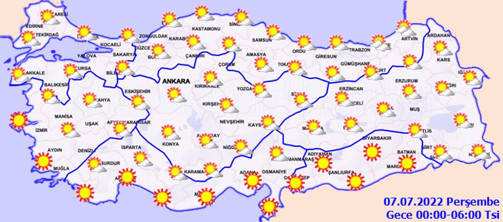 Kurban Bayramı'nda hava nasıl olacak? | 6 Temmuz Meteoroloji raporu - 6