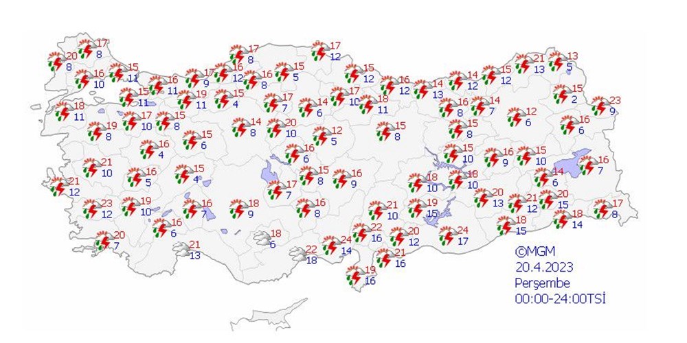 Bayramda hava nasıl olacak? İşte yurt geneli hava durumu raporu - 9