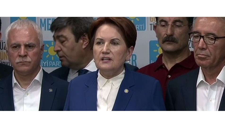 SON DAKİKA: "Akşener tek aday" açıklaması
