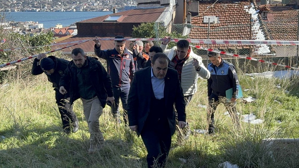 Beşiktaş'ta toprak kayması: Üç dairede hasar oluştu - 4