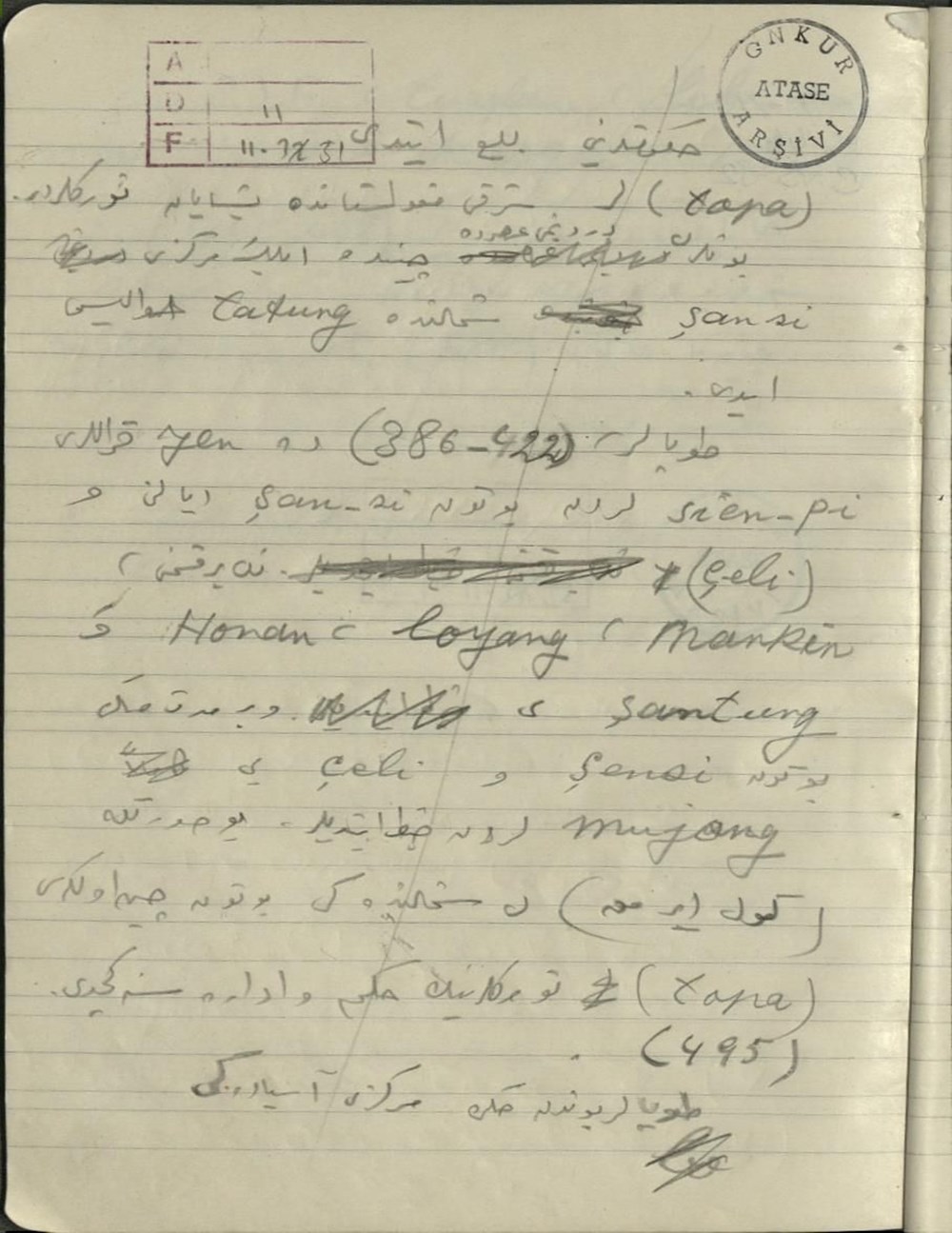 Atatürk'ün özel koleksiyondaki el yazısı notları ortaya çıktı - 10