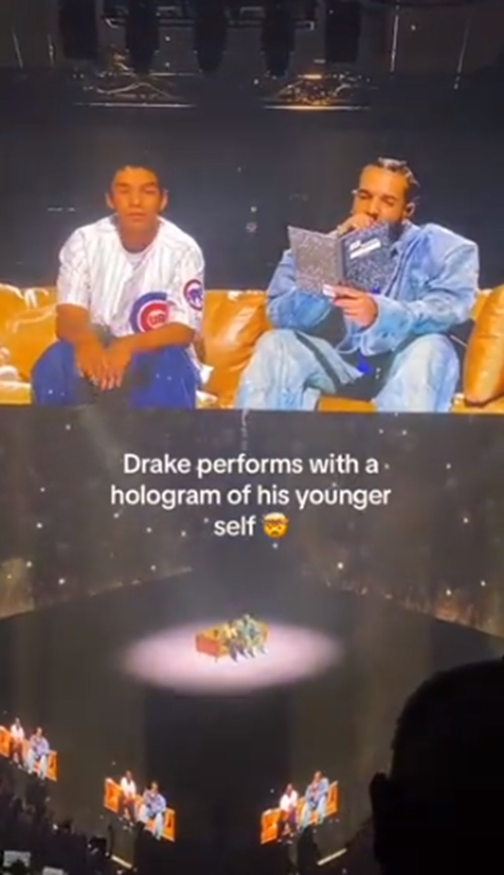Drake'in gençlik hali hologram mı gerçek mi? - 4