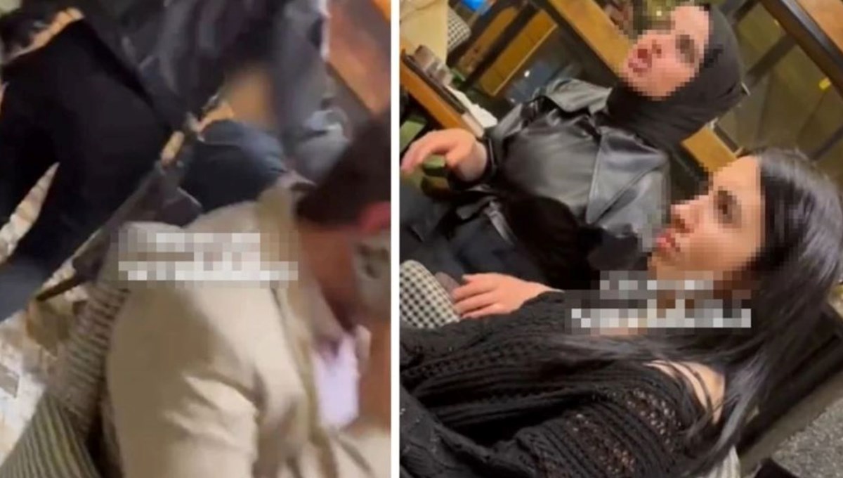 Kocasını okey masasında başka bir kadınla görünce çıldırdı Kocasını okey masasında başka bir kadınla görünce çıldırdı