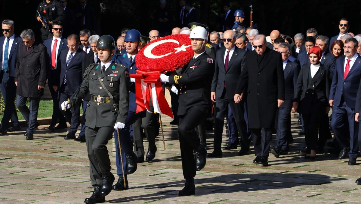 Anıtkabir'de 29 Ekim töreni