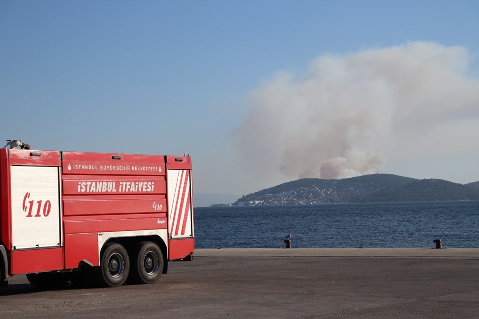 İstanbul Heybeliada'da orman yangını - 2