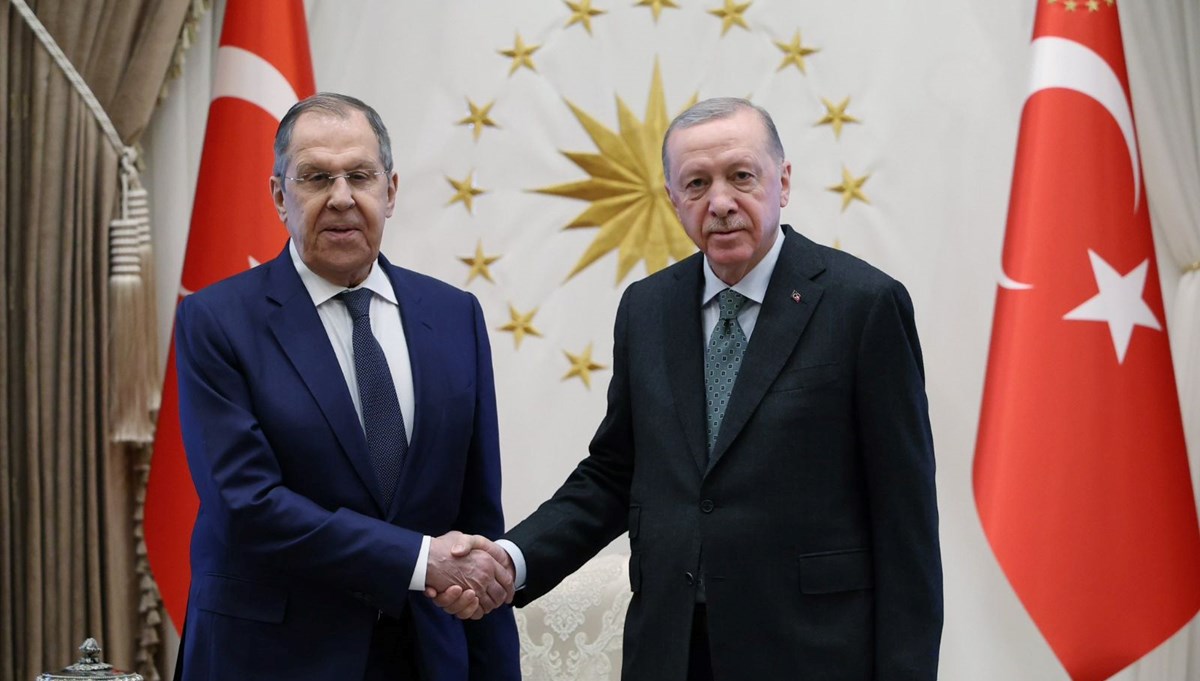 Cumhurbaşkanı Erdoğan, Rus bakan Lavrov ile görüştü