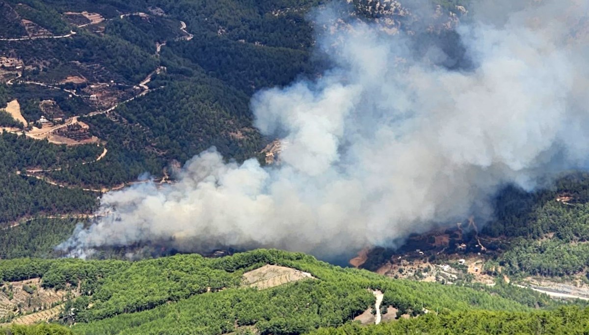 Antalya'da orman yangını