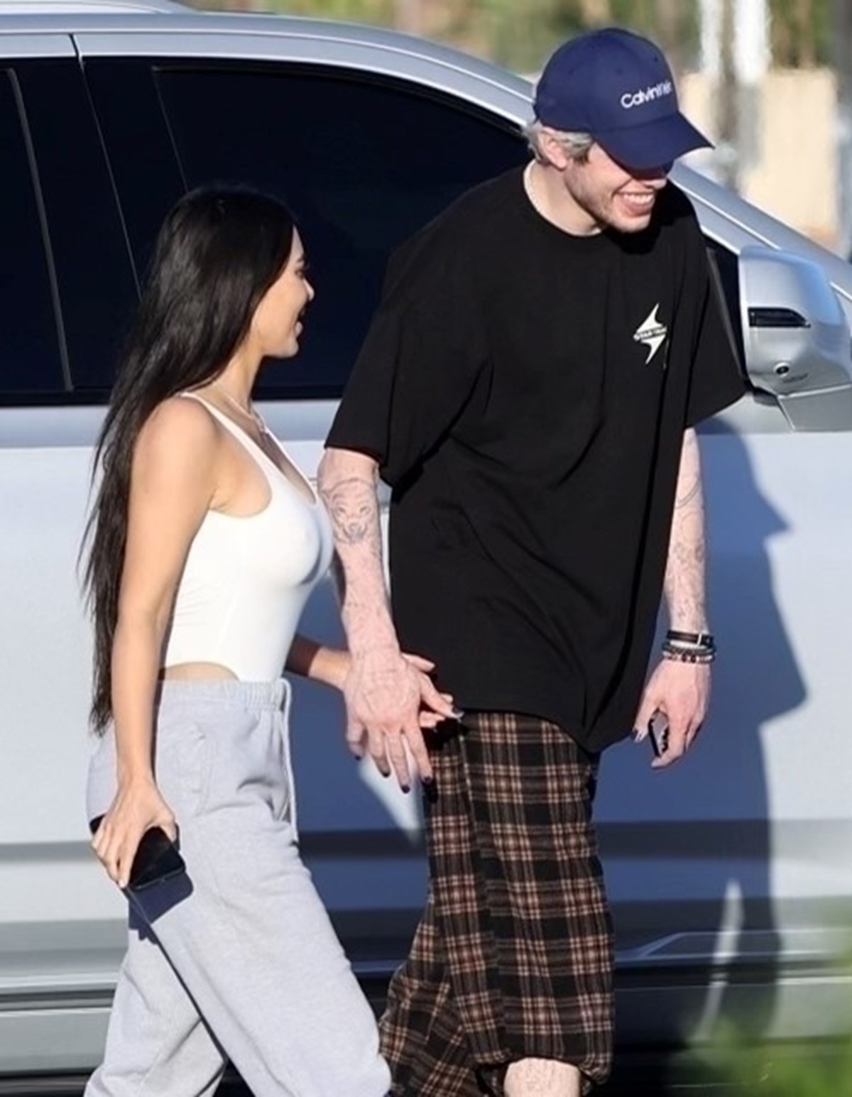 Pete Davidson ve Kim  Kardashian (Fotoğraf: Backgrid)