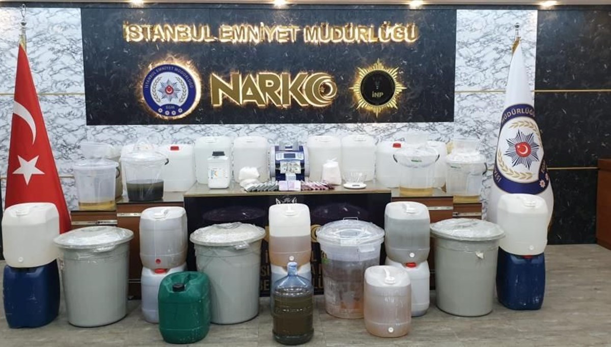 İstanbul'da 553 kilo metamfetamin ele geçirildi