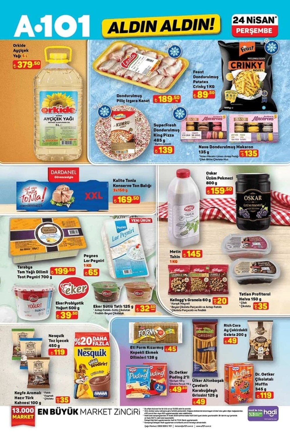 A101’e yatak çeşitleri, halı, perde ve elektronik konut eşyaları geliyor (A101 24 Nisan Aktüel kataloğu) 82