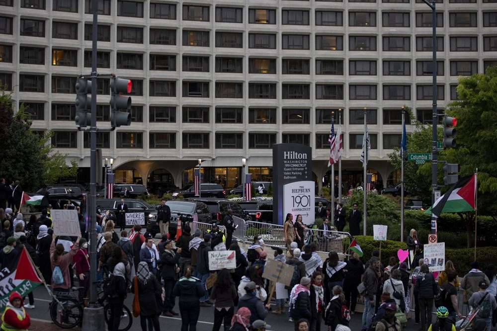 103 yıllık etkinliğe Filistin protestoları damga vurdu - 1