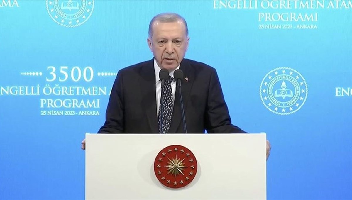 Cumhurbaşkanı Erdoğan: Mayıs ayında 45 bin sözleşmeli öğretmen ataması planlıyoruz