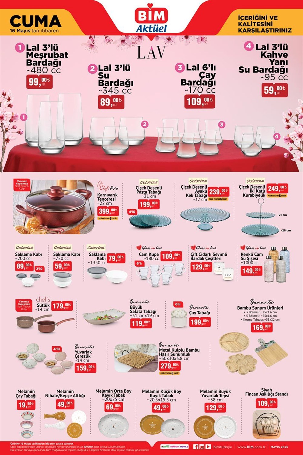 BİM aktüel 13-16 Mayıs: BİM aktüel eserler kataloğunda; vantilatör, 2'li Türk kahve makinesi, elektrikli bisiklet, 25 modül piknik seti yer aldı 78
