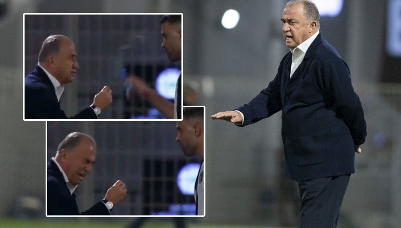 Fatih Terim son dakika golüyle çıldırdı: Taktik anlatırken futbolcusu yüzüne su fırlattı