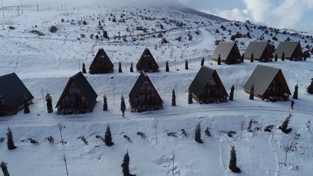 Ne Norveç ne İsveç, burası Sivas�ın bungalov evleri NTV