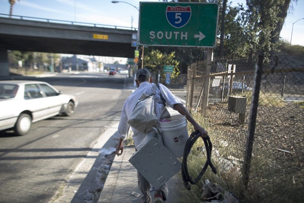 Los Angeles'ta 40 bin evsiz otellere yerleştirilecek - 9