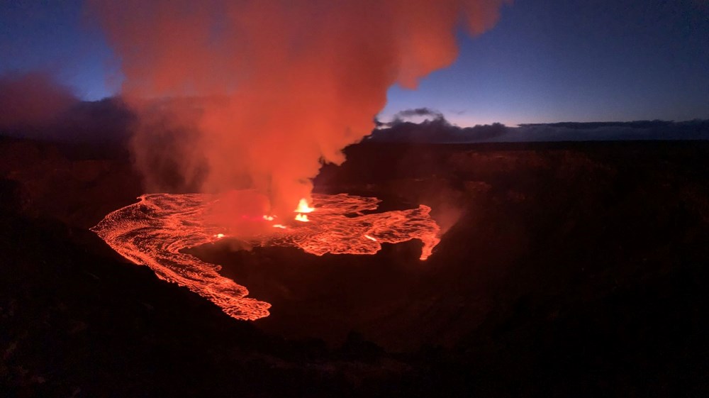 Hawaii'deki Kilauea Yanardağı yeniden faaliyete geçti - 3