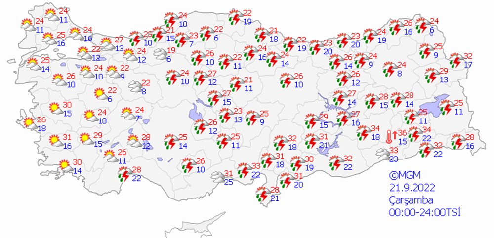 Meteoroloji'den sağanak yağış ve kuvvetli rüzgar uyarısı (İstanbul'da bugün hava nasıl olacak?) - 10