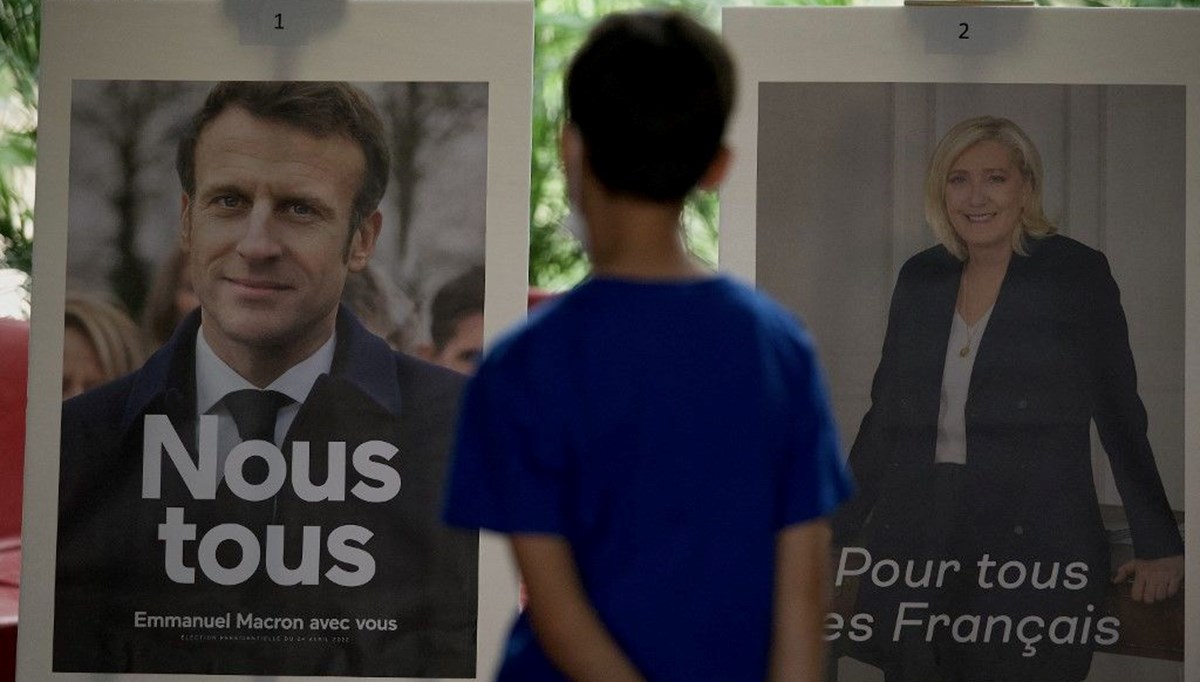 Fransa'da cumhurbaşkanlığı seçimi: İlk sonuçlara göre Macron yeniden seçildi