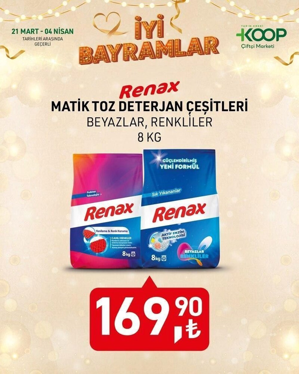 Tarım Kredi Kooperatif Marketleri 24 Mart-4 Nisan indirimli eserler listesi: Kahve, şeker, çikolata, kolonya ve paklık eserleri satışta 81